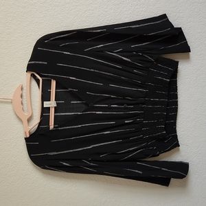 Black 3/4 Sleeve Top